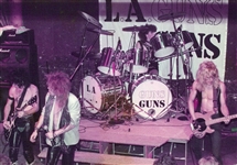 Axl Rose 1984-85 Stage Used Microphone from His First Shows with Guns N' Roses and Previous Band LA Guns