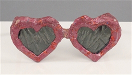 Jane Krakowski (Betty Rubble) Screen Worn Heart-Shaped Sunglasses from 2000 Film <em>The Flintstones in Viva Rock Vegas</em>