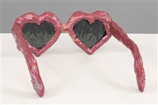Jane Krakowski (Betty Rubble) Screen Worn Heart-Shaped Sunglasses from 2000 Film <em>The Flintstones in Viva Rock Vegas</em>
