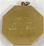 Annette Funicello Large One-of-a-Kind 14K Gold High School Graduation Charm – A Gift From Her Mother - From Her 2015 Estate Charity Sale