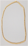 Lana Turner Faux Gold Necklace – From her Estate with Photo of Turner Wearing It!