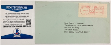Joan Crawford Signed Letter Referencing Her “Mother of the Year” Award (BAS)