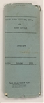 Very Early 1926 Jack Warner Signed “Warner Bros. Pictures” Contract with a Screenwriter (BAS)