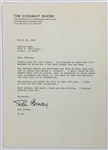 Tim Conway Signed Letter on <em>Tim Conway Show</em> Letterhead (BAS)