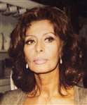 Sophia Loren Screen Worn Earrings and 14K Gold Crucifix Necklace from 1995 Film <em>Grumpier Old Men</em> - with Photo of Her Wearing Them