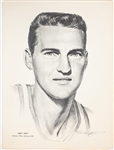 Scarce Oversized 11 x 14 Inch Wilson Advisory Staff Premiums (13) Incl. Jerry West, Paul Hornung and Ron Santo