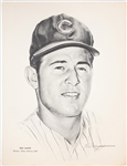 Scarce Oversized 11 x 14 Inch Wilson Advisory Staff Premiums (13) Incl. Jerry West, Paul Hornung and Ron Santo