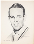Scarce Oversized 11 x 14 Inch Wilson Advisory Staff Premiums (13) Incl. Jerry West, Paul Hornung and Ron Santo