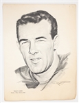 Scarce Oversized 11 x 14 Inch Wilson Advisory Staff Premiums (13) Incl. Jerry West, Paul Hornung and Ron Santo