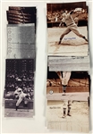 Hoard of 71 “Rapid” Robert Feller Signed 11 x 14 and 8 x 10 Photos – Incredible Break Value! (BAS)