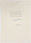 Conrad Hilton (Hitlon Hotels Founder) Signed Sheet (BAS)
