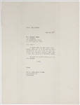 Cole Porter Correspondence Archive (13 Pieces) with Signed Letters from Emanuel Sacks and Albert Warner (One of the “Warner Bros.”) (BAS)