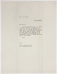Cole Porter Correspondence Archive (13 Pieces) with Signed Letters from Emanuel Sacks and Albert Warner (One of the “Warner Bros.”) (BAS)