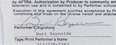 “Jim Owens Entertainment” Signed Performance Contract Archive of 62 Signed Pieces Incl. Burt Reynolds, Jerry Reed, George Jones and Many Others! (BAS)
