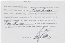 “Jim Owens Entertainment” Signed Performance Contract Archive of 62 Signed Pieces Incl. Burt Reynolds, Jerry Reed, George Jones and Many Others! (BAS)