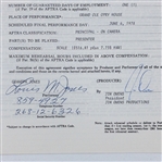 “Jim Owens Entertainment” Signed Performance Contract Archive of 62 Signed Pieces Incl. Burt Reynolds, Jerry Reed, George Jones and Many Others! (BAS)