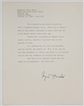 Margaret Chase Smith Signed Acceptance Speech for 1980 Award – First Woman to Serve in Both Houses of Congress (BAS) 