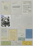 Collection of 23 TV Stars Signed Contracts, Letters and Photos Incl. Regis Philbin, Danny Thomas, Phil Silvers, Robert Young and Many More! (BAS)