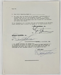 Collection of 23 TV Stars Signed Contracts, Letters and Photos Incl. Regis Philbin, Danny Thomas, Phil Silvers, Robert Young and Many More! (BAS)
