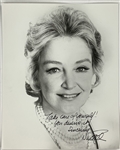 Collection of 20 Golden Age Actresses Signed Photos, Letters and Contracts Incl. Joan Fontaine, Dorothy Lamour, Rosalind Russell and Others (BAS)