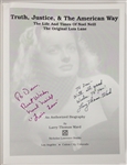 Noel Neill (<em>Superman's</em> original “Lois Lane”) Signed Biography - <em>Truth, Justice & the American Way</em> (BAS)