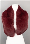 Cher Owned and Worn Stunning Fox Fur Collar Scarf – with Photo of Cher Wearing It!