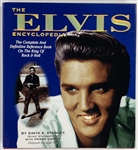 Elvis Presley Framed Memorabilia Collection Plus <em>The Elvis Encyclopedia</em> Signed by Elvis' Stepbrother David Stanley (5 pieces)