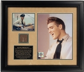 Elvis Presley Framed Memorabilia Collection Plus <em>The Elvis Encyclopedia</em> Signed by Elvis' Stepbrother David Stanley (5 pieces)