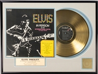 Elvis Presley Framed Memorabilia Collection Plus <em>The Elvis Encyclopedia</em> Signed by Elvis' Stepbrother David Stanley (5 pieces)