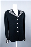 Esther Williams Owned Black Embroidered Coat Worn to Frank Sinatra's Funeral - with Photos of Her Wearing 