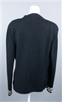 Esther Williams Owned Black Embroidered Coat Worn to Frank Sinatra's Funeral - with Photos of Her Wearing 
