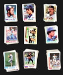 1982 Topps Baseball Complete Set (792) Plus 1982 Topps Traded Near Set (99/132)