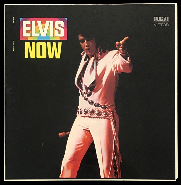1972 Uncut Production Sheet of the Cover of Elvis Presley LP <em>Elvis NOW</em>