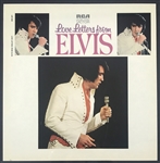 1971 Uncut Production Sheets of the Front and Back Covers of Elvis Presley's LP <em>Love Letters</em>