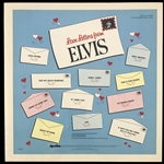 1971 Uncut Production Sheets of the Front and Back Covers of Elvis Presley's LP <em>Love Letters</em>