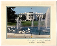 1961 President John F. Kennedy Large Presentation Christmas Gift Print Given to Staff and Military Employees – Only 1,000 Made!
