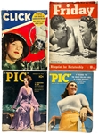 Collection of 1930's to 1940's  Hollywood Pin-Up Magazine Collection Including <em>SEE</em> (15), <em>PIC</em> (7) and Several Others