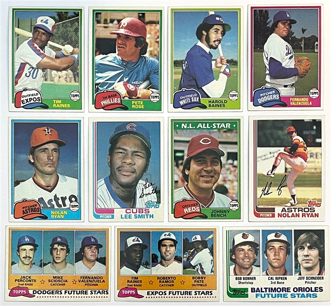 1981 and 1982 Topps Baseball Complete Sets (2)