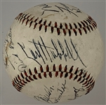 1935 New York Giants and National League Champion Chicago Cubs Multi-Signed Ball with Hall of Famers Mel Ott, Carl Hubbell, Bill Terry and Gabby Hartnett (11 Signatures)