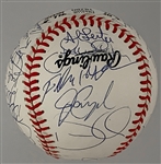 1997 Florida Marlins World Series Champions Team Signed Ball (32 Signatures!)
