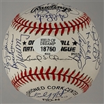 1997 Florida Marlins World Series Champions Team Signed Ball (32 Signatures!)