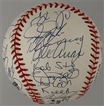 1997 Florida Marlins World Series Champions Team Signed Ball (32 Signatures!)