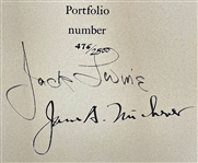 James A. Michener and Jack Levine Signed 1970 Limited Edition of <em>Facing East</em> with Original Case and Leather Portfolio of Lithographs and Woodcuts