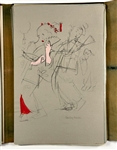 James A. Michener and Jack Levine Signed 1970 Limited Edition of <em>Facing East</em> with Original Case and Leather Portfolio of Lithographs and Woodcuts