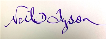 Physicist Neil DeGrasse Tyson Signed Easton Press Edition of <em>Death by Black Hole</em>