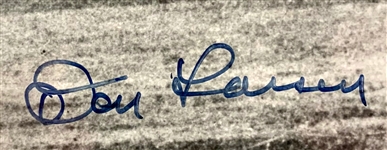 Don Larsen Signed Easton Press Edition of <em>The Perfect Yankee</em> and Signed 8 x 10 of the Final Pitch of his 1956 WS No-Hitter