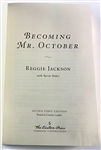 Reggie Jackson Signed Easton Press First Edition of <em>Becoming Mr. October</em> - Limited Edition (415/550)