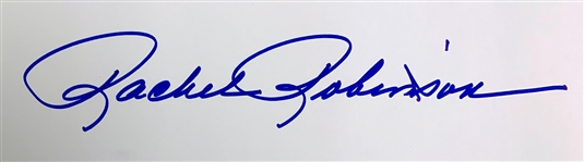 Rachel Robinson Signed Easton Press Oversized Edition of <em>Jackie Robinson: An Intimate Portrait</em>