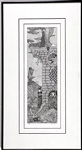 Edward Gorey “Tower Scene” Signed Artist's Proof Lithograph and Signed Copy of <em>The World of Edward Gorey</em>