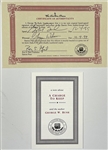 President George W. Bush Signed Easton Press First Edition of <em>A Charge to Keep</em>